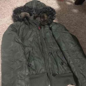 Green Winter Coat