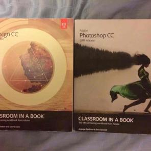 Adobe photoshop/indesign books (2014)