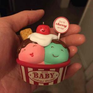 Baby First Christmas Ornament 2015