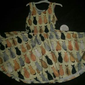 DotDotSmile kids 2t cats Lucy tank