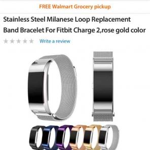 Rose gold replacement band for Fitbit