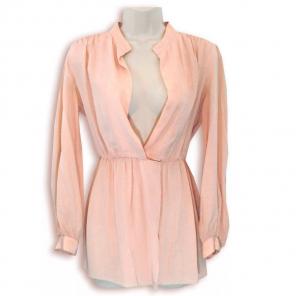 Vintage 70's Light Pink Blouse S/M