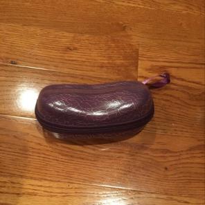 purple glasses case