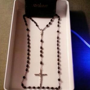 FREE SHP ANTAYA STERLING INRI CROSS RSRY