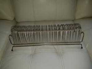 1950's mid-century record rack 6dz lps