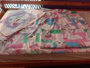 Vintage Lamb Chop twin bedding sheet set