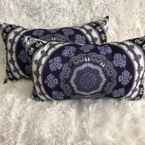 2 Mandala/Moroccan Lumbar Pillows