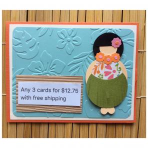 FS Any 3 Handmade Greeting Cards for $12