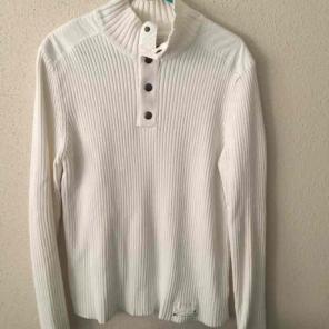 Express pullover in cream/ivory