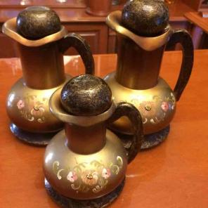 3 wood coffee decoration