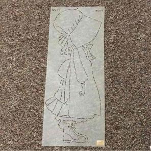 Vintage Large Holly Hobbie Stencil