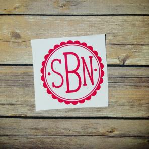 Monogram decal