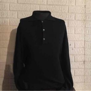 Saks Fifth Ave black wool Sweater Large