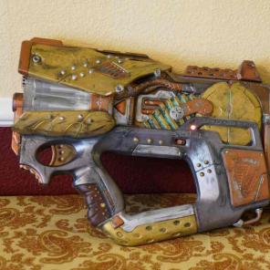 Nerf Firefly steampunk gun version 1