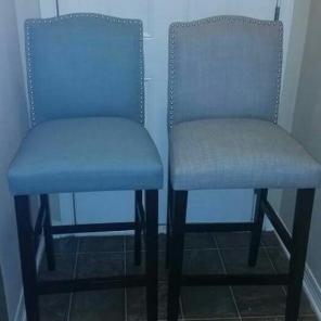 2 Linen Bar stool (UPDATED)