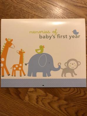 NEW Carter's first year memory book