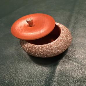 Handmade Wood & Glitter Trinket/Ring Box