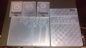 Embossing folder lot 2 pictures
