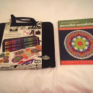 Adult Coloring Book & Marker set