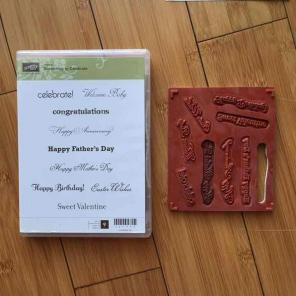 Stampin Up Something to Celebrate Stamps