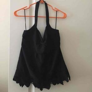Black halter top