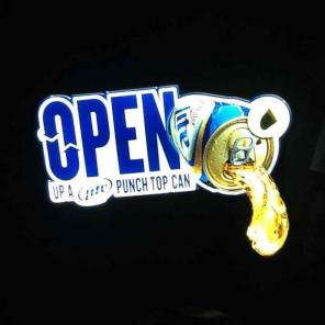 Bar open sign