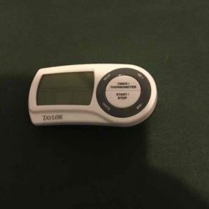 TAYLOR WIRELESS MEAT TIMER / THERMOMETER
