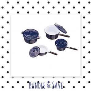 Darice Miniature:Set of 4 Pans with Lids