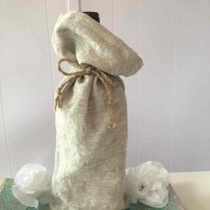 Brand New! Handmade Linen Wine Bags