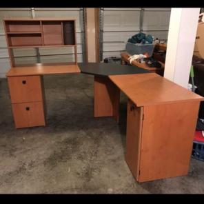 Massive Wooden Office Desk