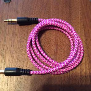 Pink AUX cable