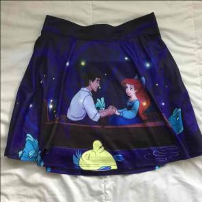 Little Mermaid Skater Skirt