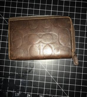 Coach Leather , Wallet , Card Holder