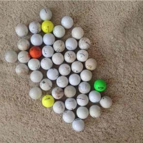 46 golf balls