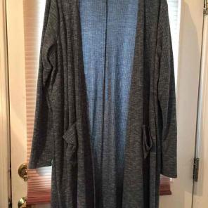 Xl stretchy heathered blue Sarah