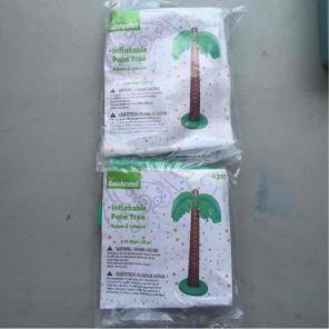 Inflatable palm tree