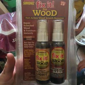 Fix it for wood 2 pack repair scratches