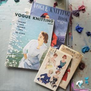 Vintage Vogue pattern books!