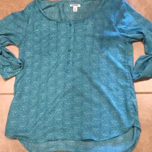 Teal old navy blouse