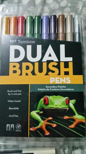 Tombow dual brush Secondary Palette