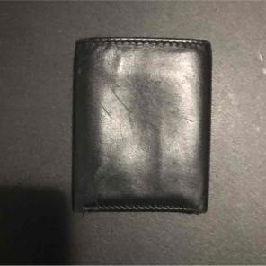 Black trifold wallet