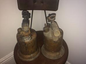 2 Brass Vintage Blow Torches