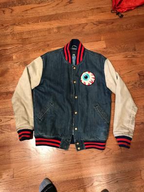 Mishka Varsity Jacket Denim