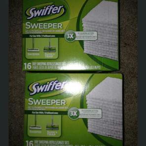 2 swiffer dry pads
