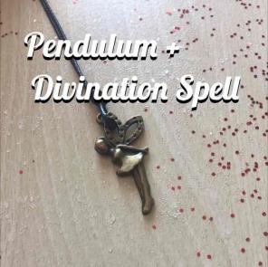 Fairy Pendulum Magick Divination Set