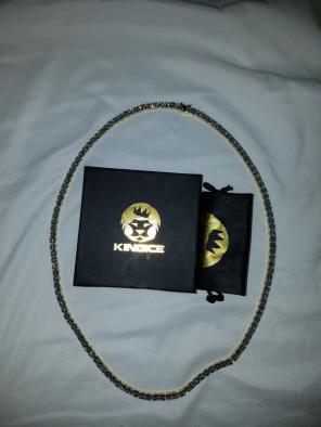 KingIce 5mm 14k GP Tennis Chain