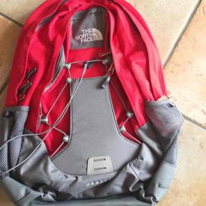 The NorthFace Backpack Red/gray NWt