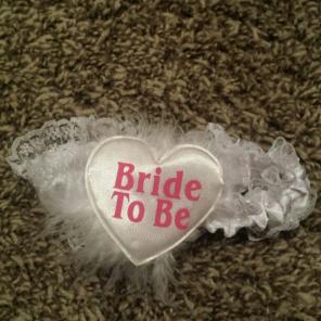 Bride to be garter bridal Bachelorette