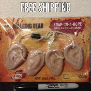 Walking Dead Daryl Ear Soap on a Rope