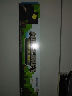 Minecraft light up torch and diamond ore